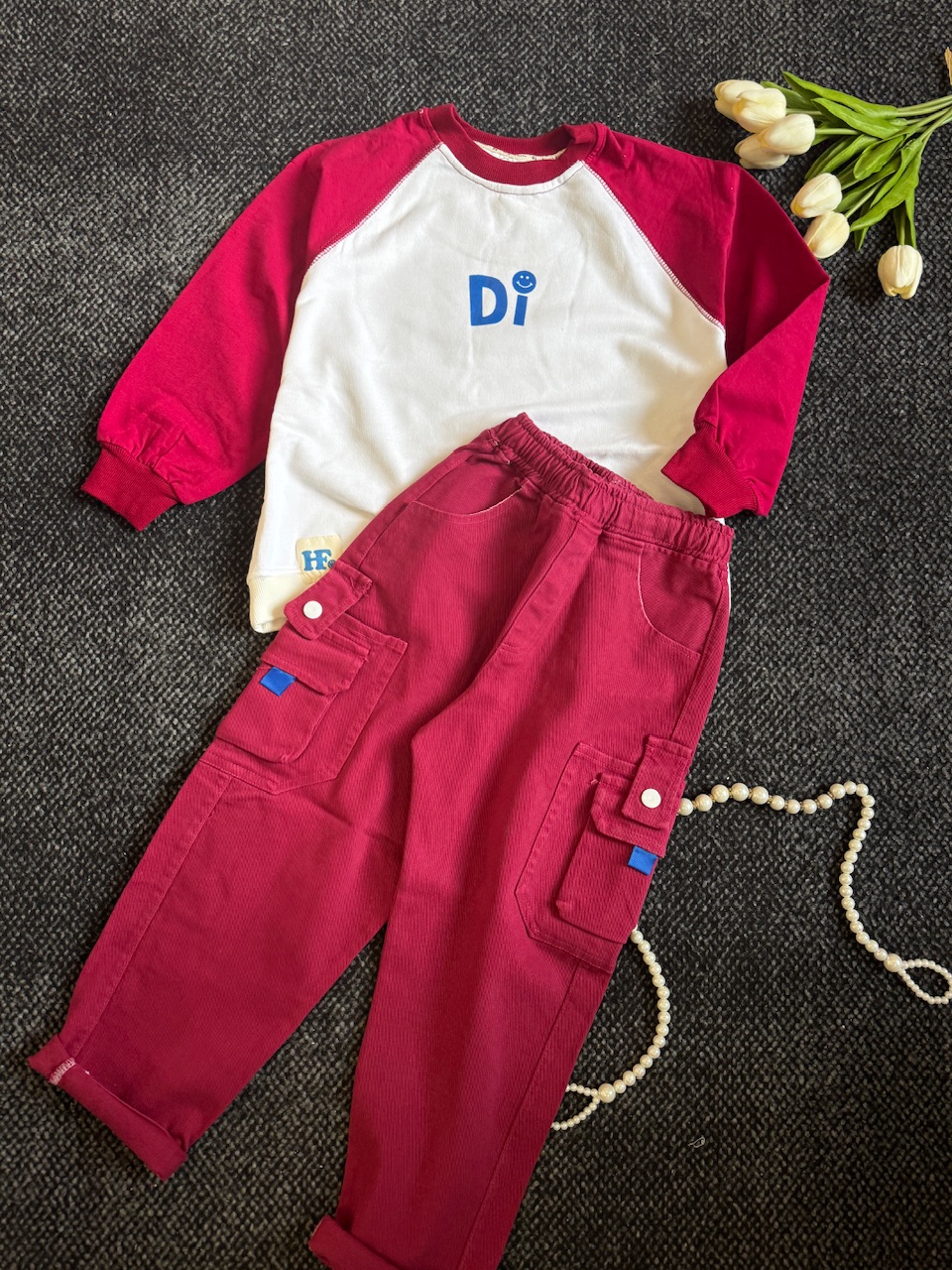 ست بلوز و شلوار کتان