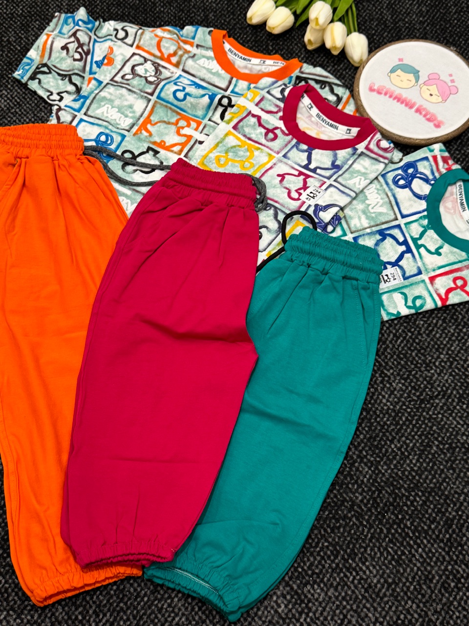 ست تیشرت و شلوارک طرح میکی سایز ۴۰،۴۵،۵۰،۵۵ اسپرت