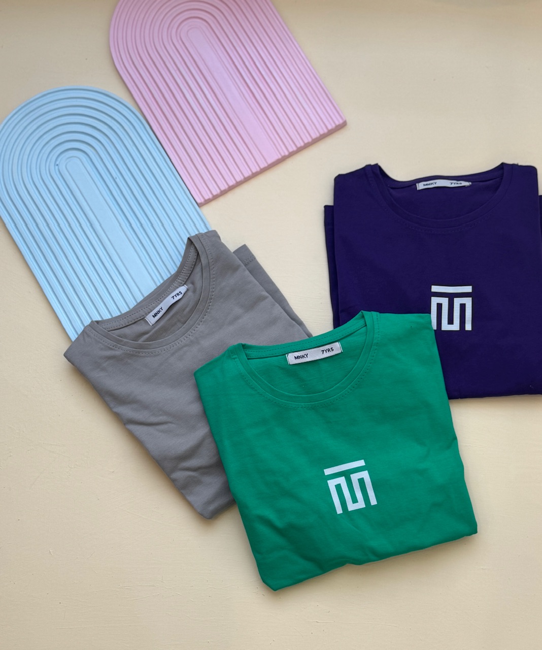 رکابی و شلوارک نخ پنبه مناسب ۶تا۱۱سال