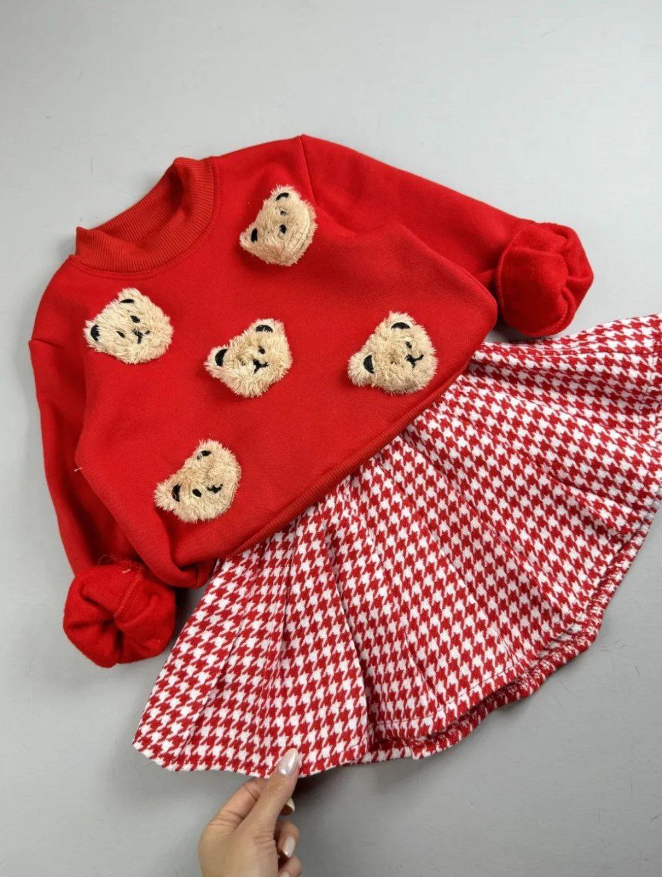 ست بلوز دورس و‌دامن تدی