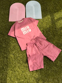 تیشرت شلوارک miu miu
