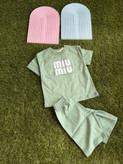 تیشرت شلوارک miu miu