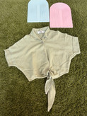 کراپ دخترانه گره ای پنبه