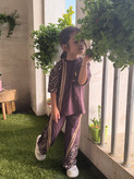 ست تیشرت و شلوار دخترانه Lv