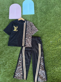 ست تیشرت و شلوار دخترانه Lv